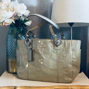 Coach Patent Leather Tote